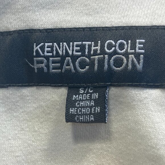 Kenneth Cole Reaction SZ S Cream color fitted jacket warn preppy traditional - Picture 10 of 12